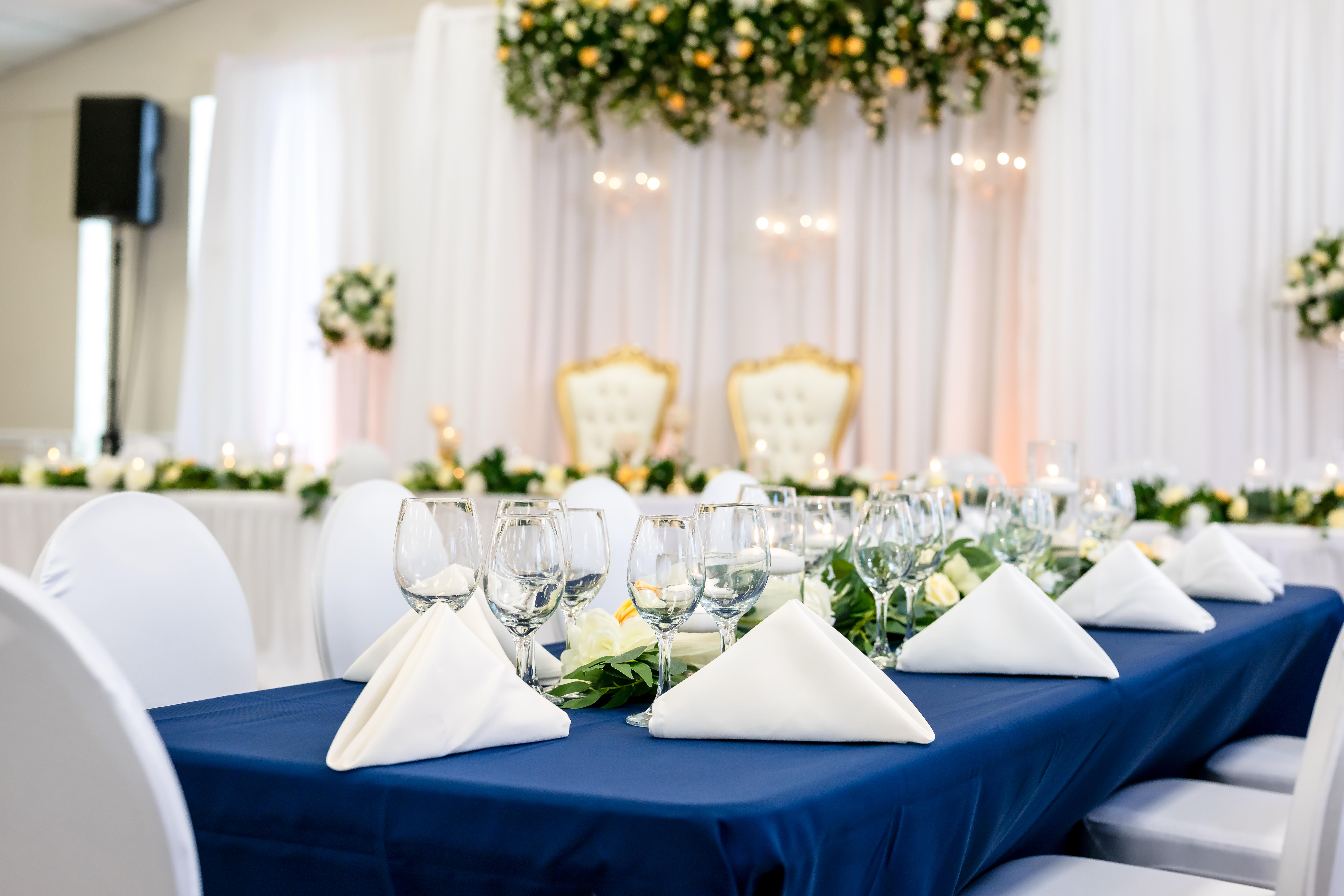 Classic Navy & White Arrangement