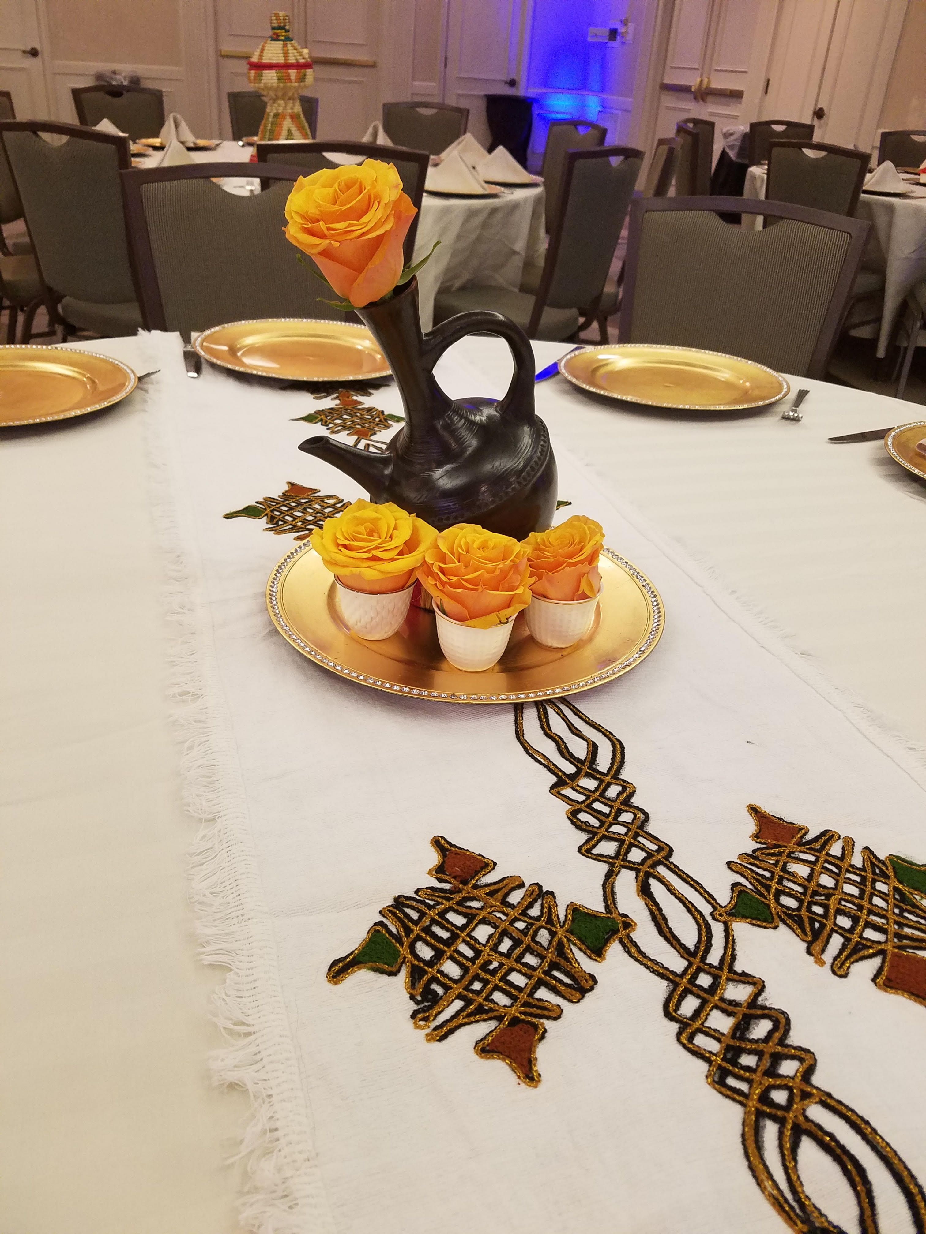 Traditional Jebena Coffee Setup