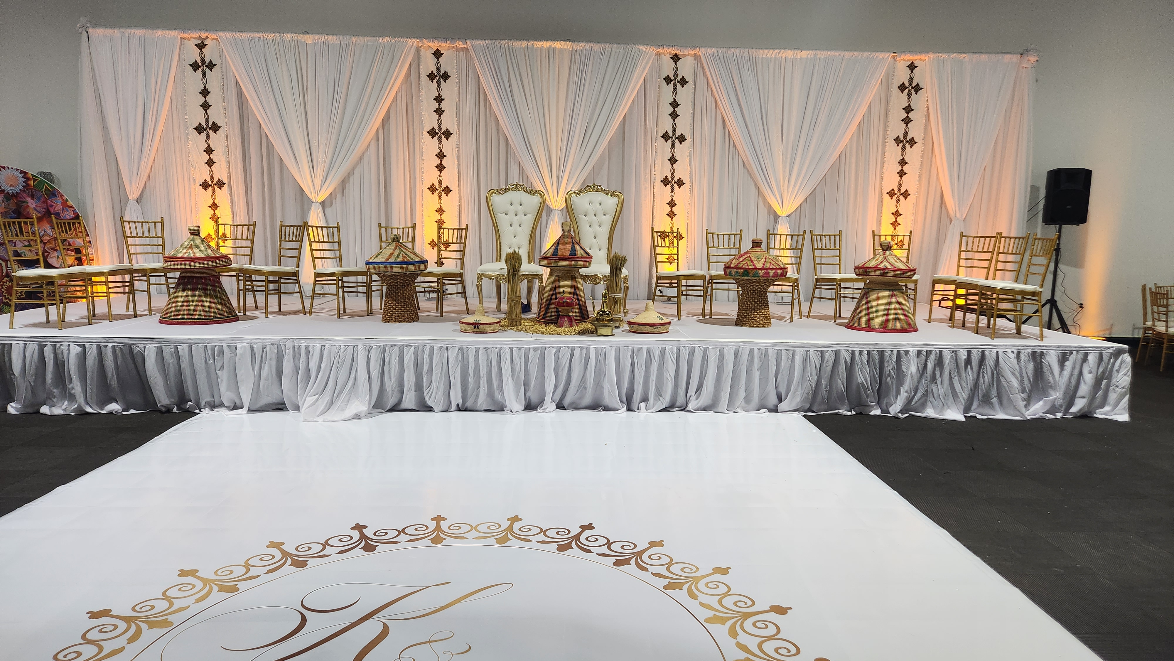 Traditional Ethiopian Wedding Stage