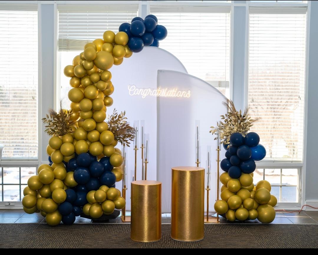 Navy & Gold Graduation
