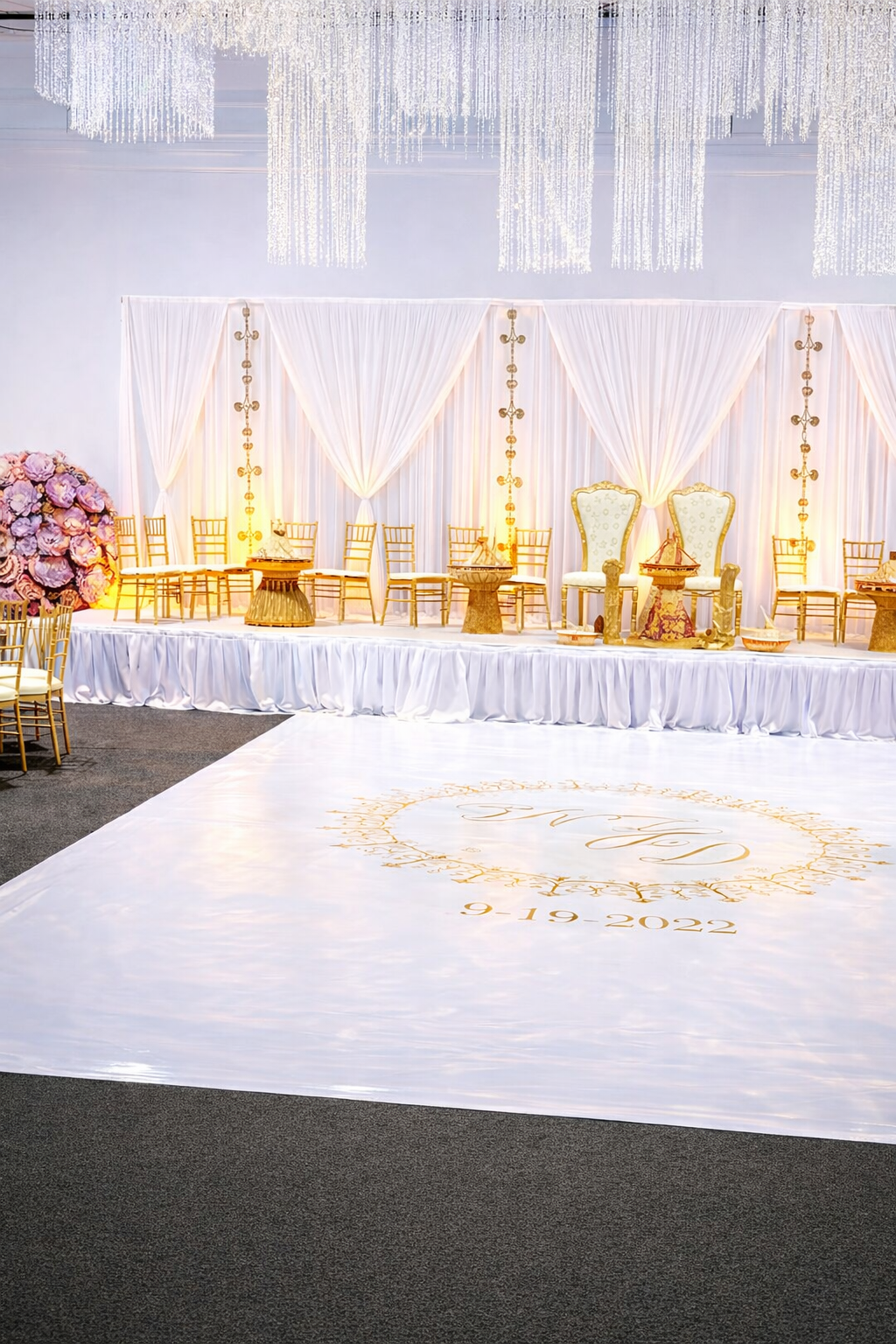 Grand Ethiopian Wedding Setup